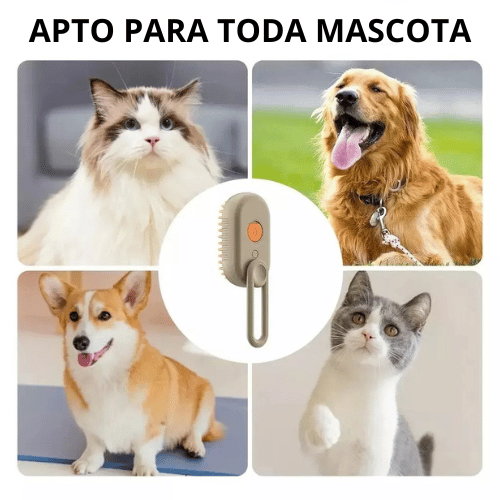 PetGlow - Cepillo vaporizador premium
