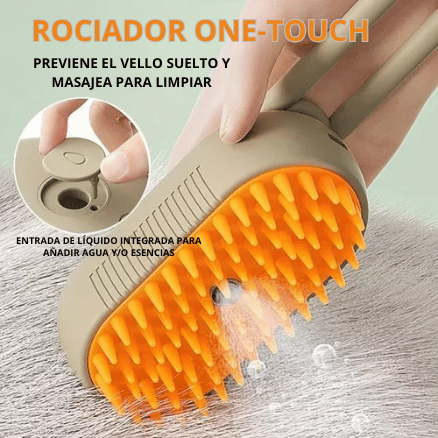 PetGlow - Cepillo vaporizador premium