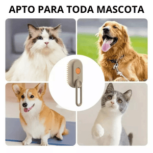 PetGlow - Cepillo vaporizador premium
