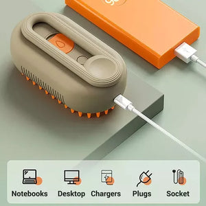 PetGlow - Cepillo vaporizador premium