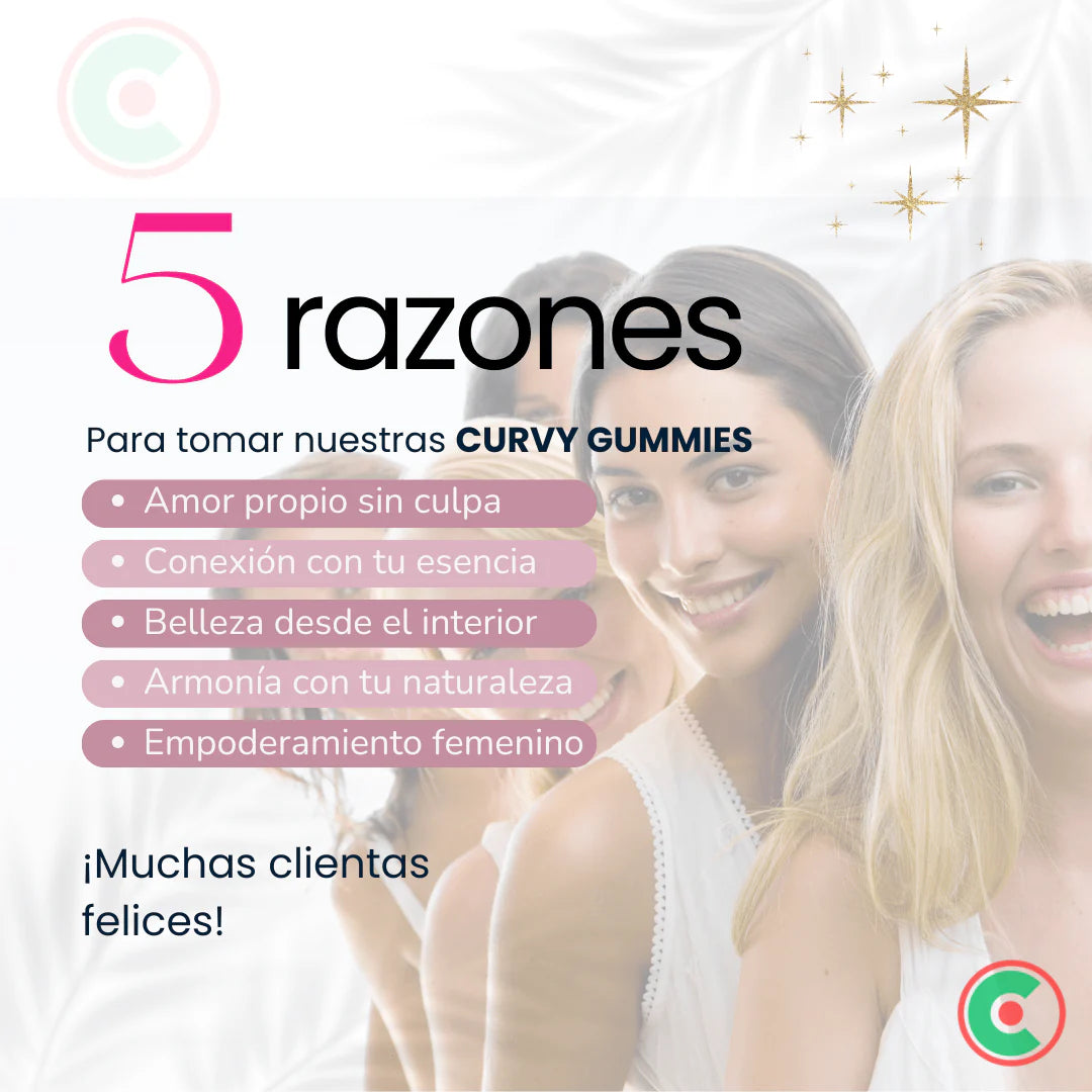 CURVY GUMMIES® Realza tus curvas, potencia tu confianza.
