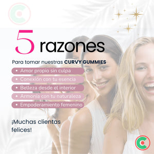 CURVY GUMMIES® Realza tus curvas, potencia tu confianza.