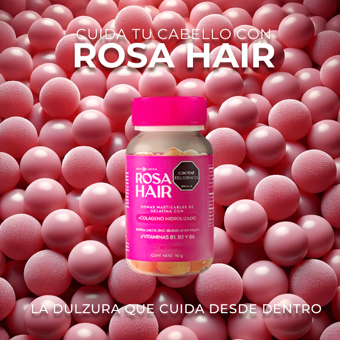 ROSA HAIR GOMITAS - Tu secreto de belleza diario