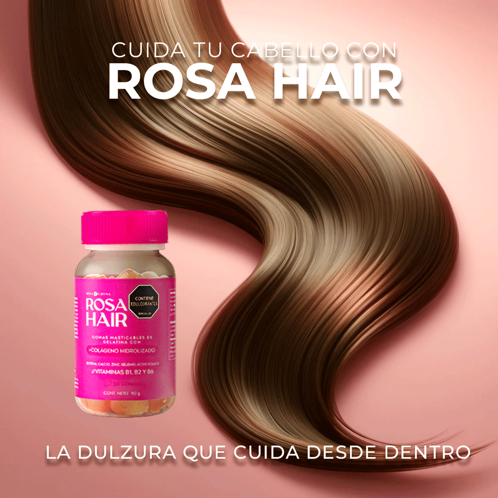 ROSA HAIR GOMITAS - Tu secreto de belleza diario