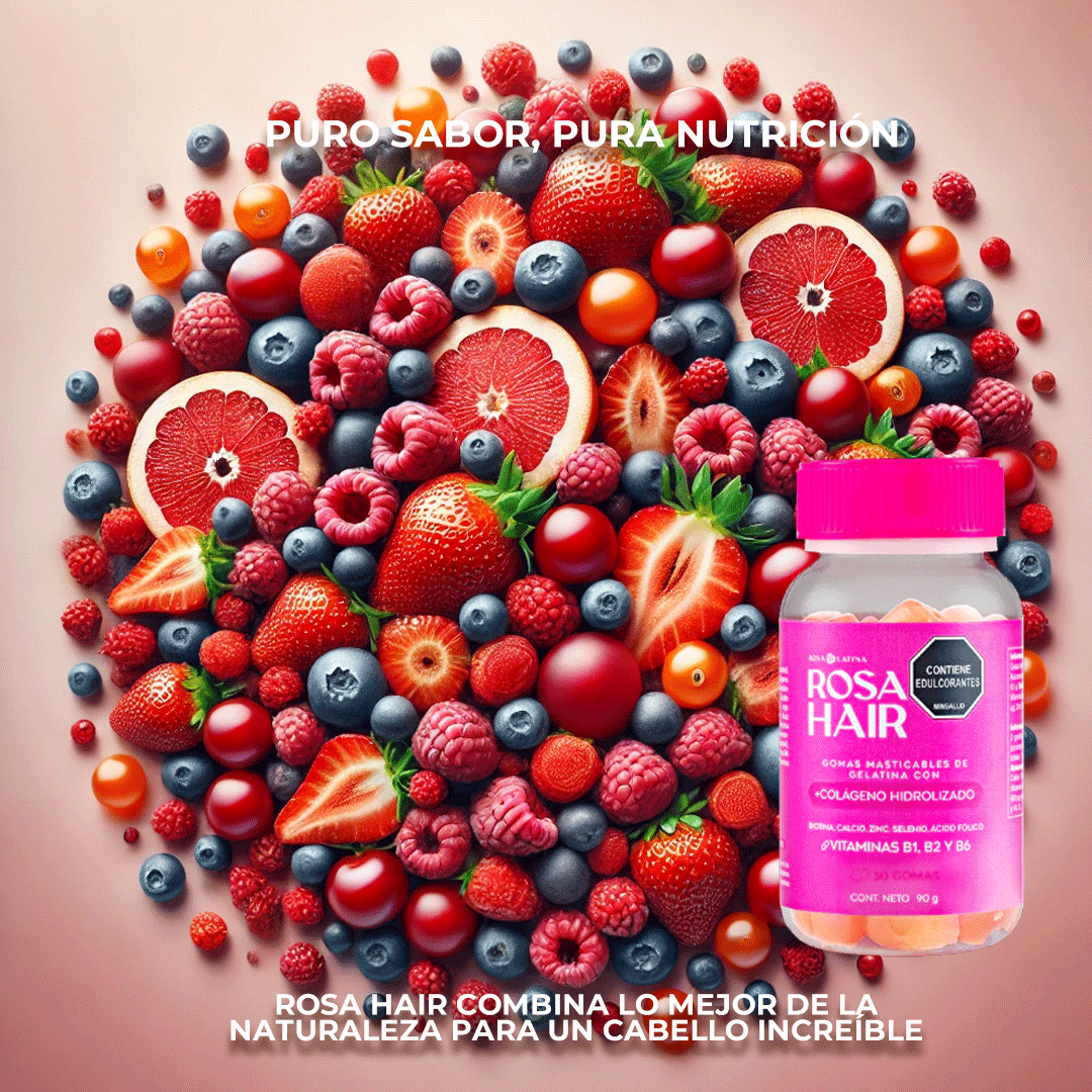ROSA HAIR GOMITAS - Tu secreto de belleza diario
