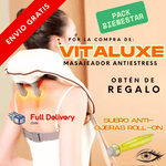 VITALUXE - MASAJEADOR INALÁMBRICO ANTIESTRES + REGALO